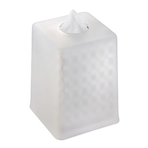 InterDesign York Frosted Boutique Tissue Box Clear InterDesign York Frosted Boutique Tissue Box Clear